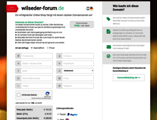wilseder-forum.de screenshot