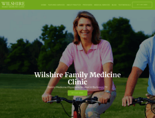 wilshirefamilymedicineclinic.com screenshot