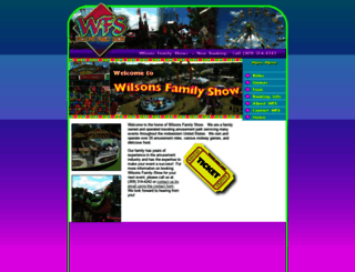 wilsonfamilyshows.com screenshot