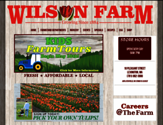 wilsonfarm.com screenshot