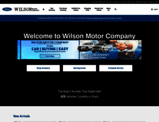 wilsonmotor.com screenshot