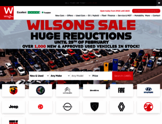wilsons.co.uk screenshot