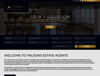 wilsonsestateagents.co.uk screenshot