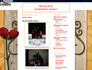 wilsonswonderfulworld.blogspot.com screenshot
