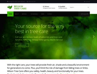 wilsontreecare.ca screenshot