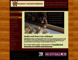 wilsonwoodwork.com screenshot