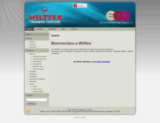 wilttex.com.ec screenshot
