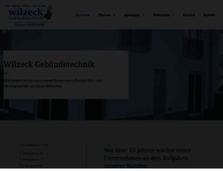 wilzeck-gebaeudetechnik.de screenshot
