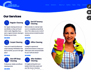 wimbledon-cleaning-services.co.uk screenshot