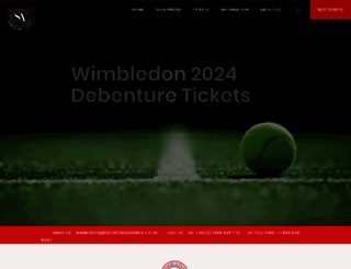 wimbledon-debenture-tickets.co.uk screenshot