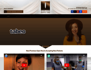 wimbledondentalcare.co.uk screenshot