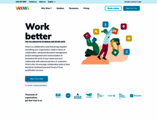 wimi-teamwork.com screenshot