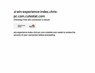 win-experience-index.chris-pc.com.cutestat.com screenshot