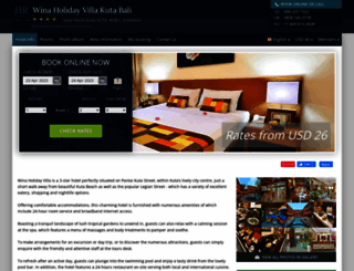 wina-holiday-kuta-bali.h-rez.com screenshot