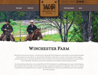 winchester-farm.com screenshot