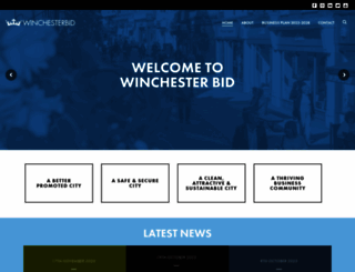 winchesterbid.co.uk screenshot