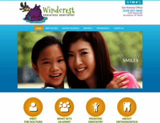 windcrestpediatricdentistry.com screenshot