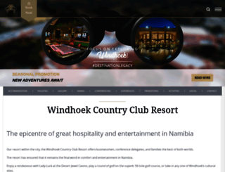 windhoekcountryclub.co.za screenshot