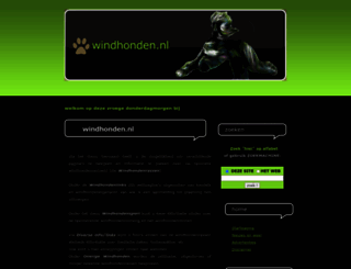 windhonden.nl screenshot