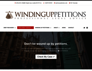 windinguppetitionsolicitors.co.uk screenshot