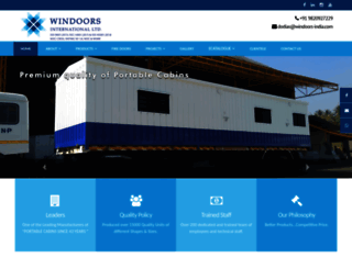 windoors-india.com screenshot