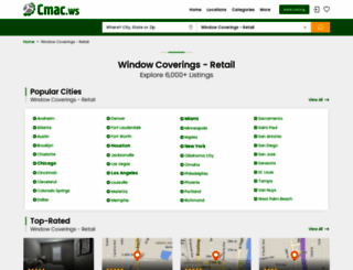 window-covering-retailers.cmac.ws screenshot