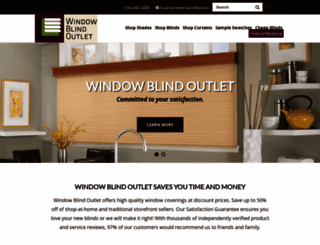 windowblindoutlet.com screenshot