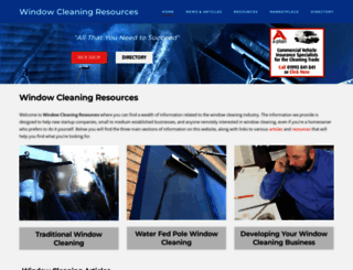 windowcleaningresources.co.uk screenshot