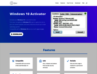 windows-10-activator.com screenshot