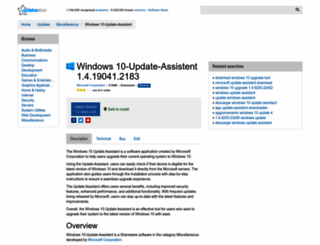 windows-10-update-assistent.updatestar.com screenshot