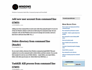 windows-commandline.com screenshot