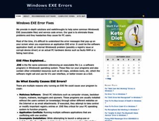 windows-exe-errors.com screenshot