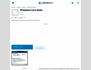 windows-live-suite.uptodown.com screenshot
