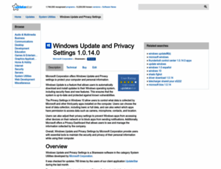 windows-update-and-privacy-settings.updatestar.com screenshot