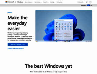 windows.com screenshot