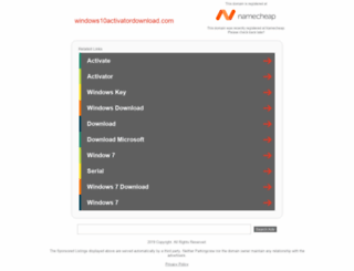 windows10activatordownload.com screenshot