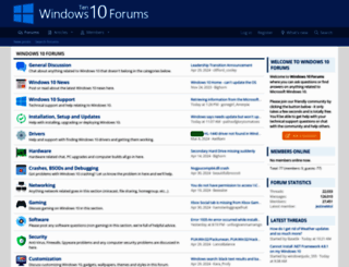 windows10forums.com screenshot