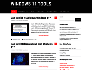 windows11tools.com screenshot