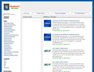 windows7driver.com screenshot