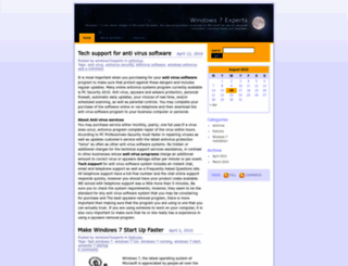 windows7experts.wordpress.com screenshot