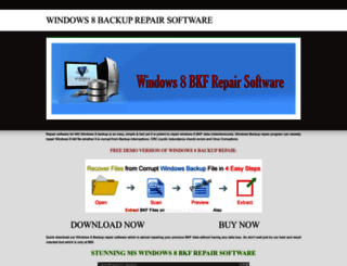 windows8backuprepair.weebly.com screenshot