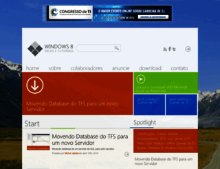 windows8dicas.com.br screenshot