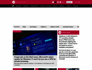 windowscentral.com screenshot