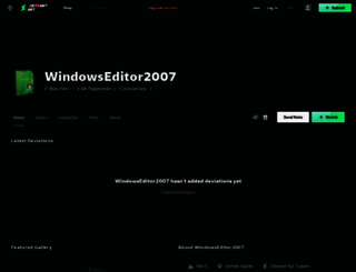 windowseditor2007.deviantart.com screenshot