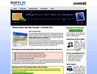 windowsmailtomac.com screenshot