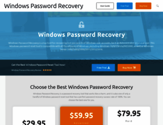 windowspasswordrecovery.com screenshot