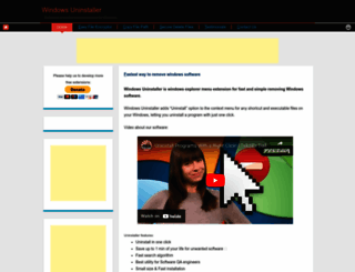 windowsuninstaller.com screenshot