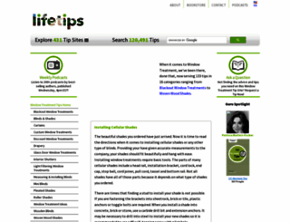 windowtreatment.lifetips.com screenshot