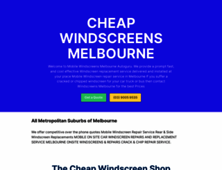 windscreens-melbourne.com.au screenshot