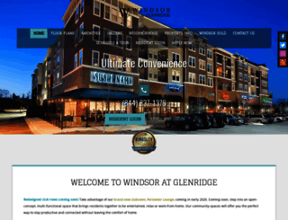 windsoratglenridge.com screenshot